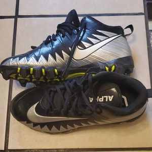 Nike Alpha cleats, 7 wide